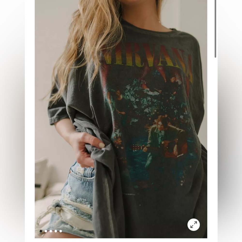 Urban Outfitters Nirvana Unplugged Oversized Tee